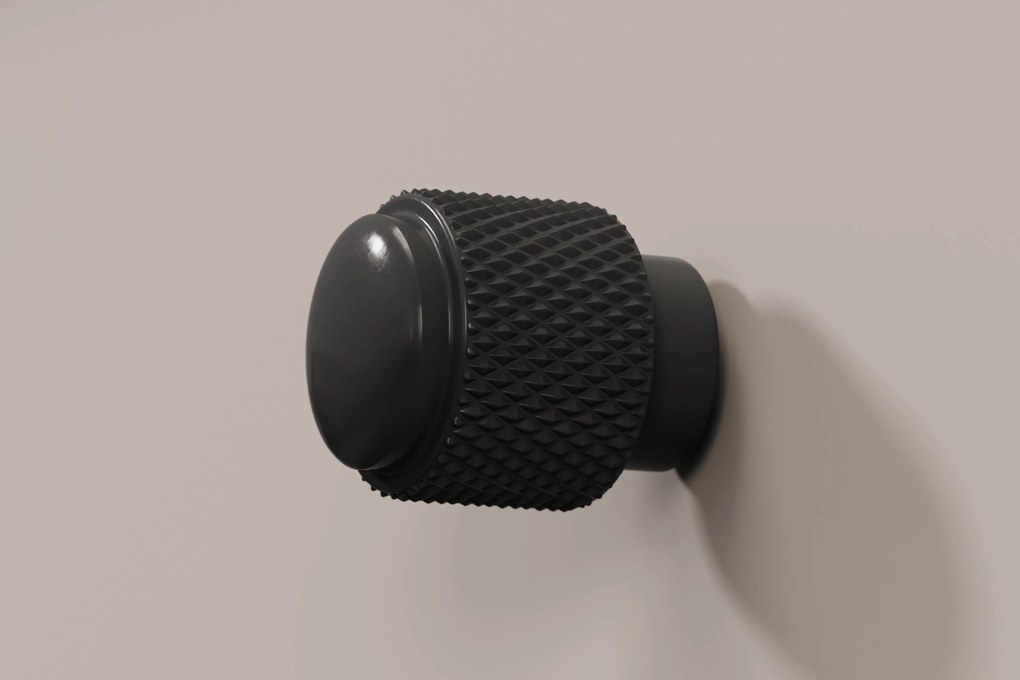Consolă suspendată cu sertare Lorini 100 cm - cașmir / mânere negre