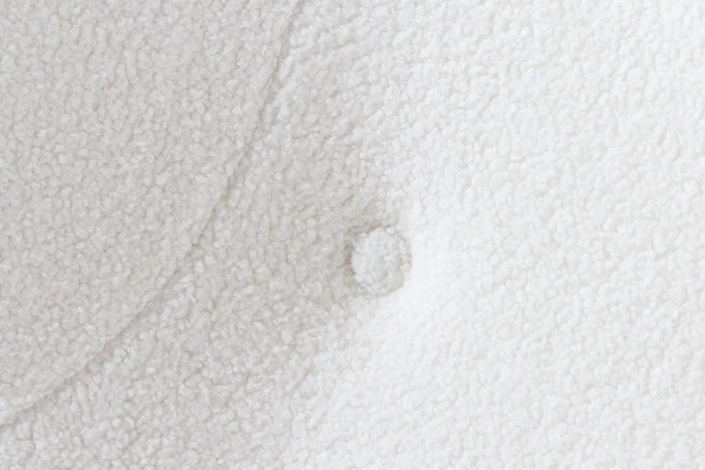 Fotoliu Clasic, Tesatura Boucle, Alb, Don A-45970 VC