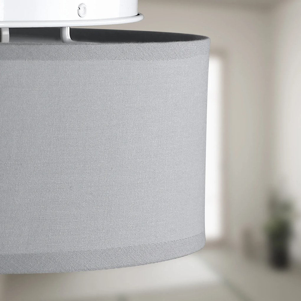 Deuba Plafoniera Ø30cm - gri