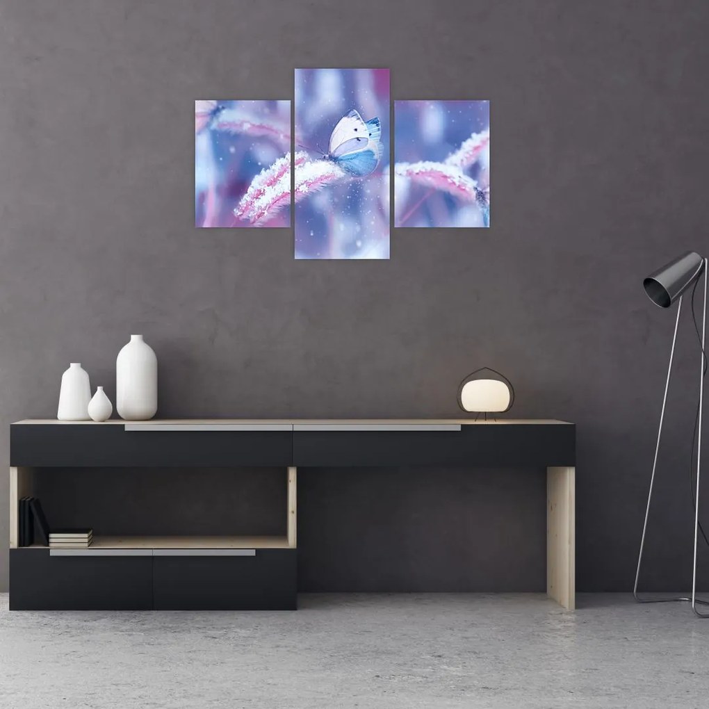 Tablou - Fluturi iarna (90x60 cm)