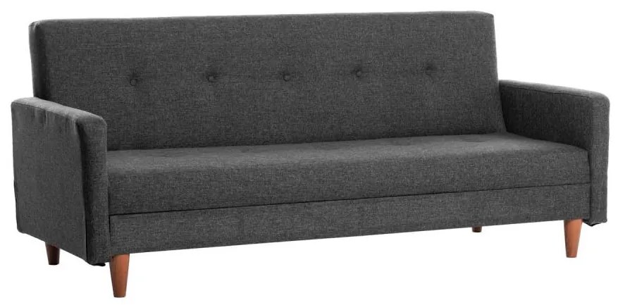 Canapea NARA cu 2 locuri, gri închis