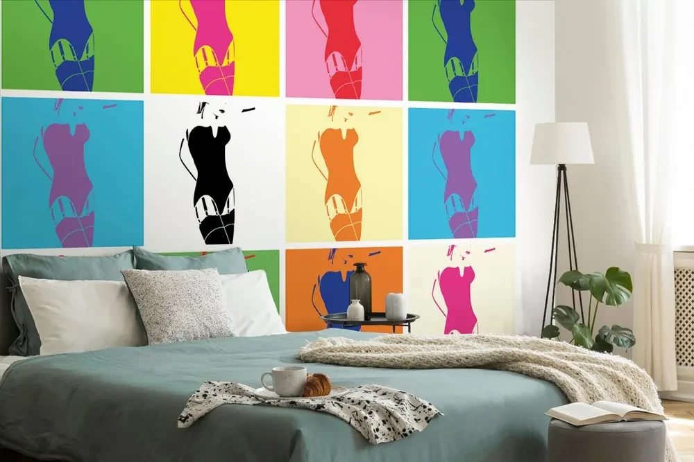 Tapet autoadeziv pop art farmecul femeii
