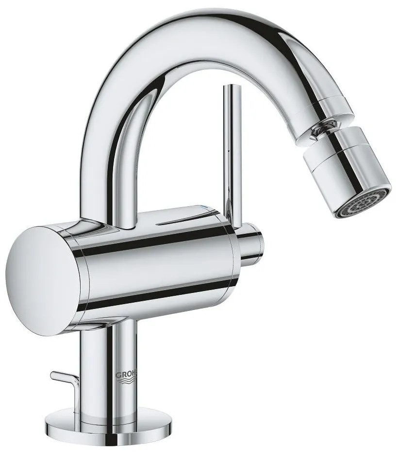 Grohe Atrio Baterie bideu monocomanda cu ventil pop-up, crom