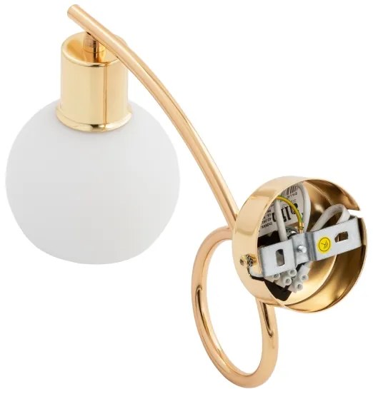 Aplică ERYKA 1xE14/10W/230V auriu