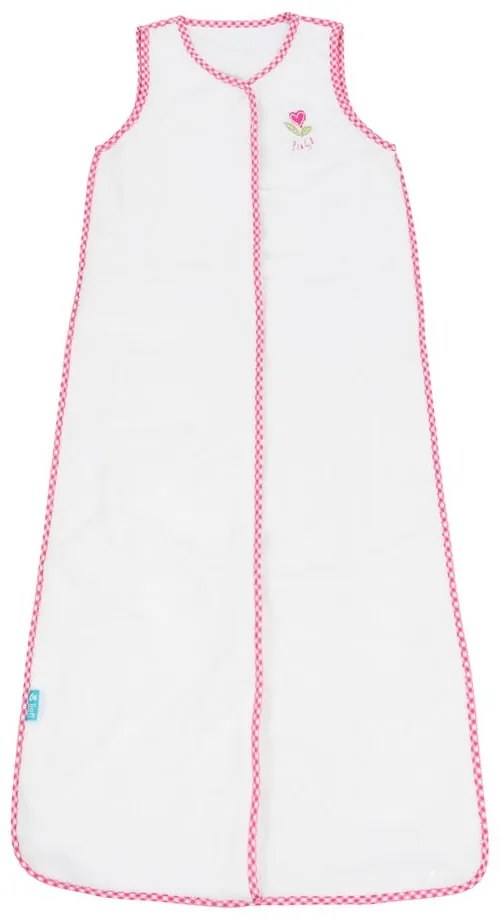 Sac de dormit pentru copii Tiseco Home Studio, alb- roz