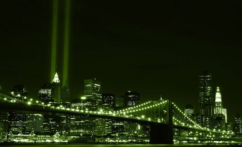 Fototapet - New York Brooklyn Bridge City (254x184 cm)