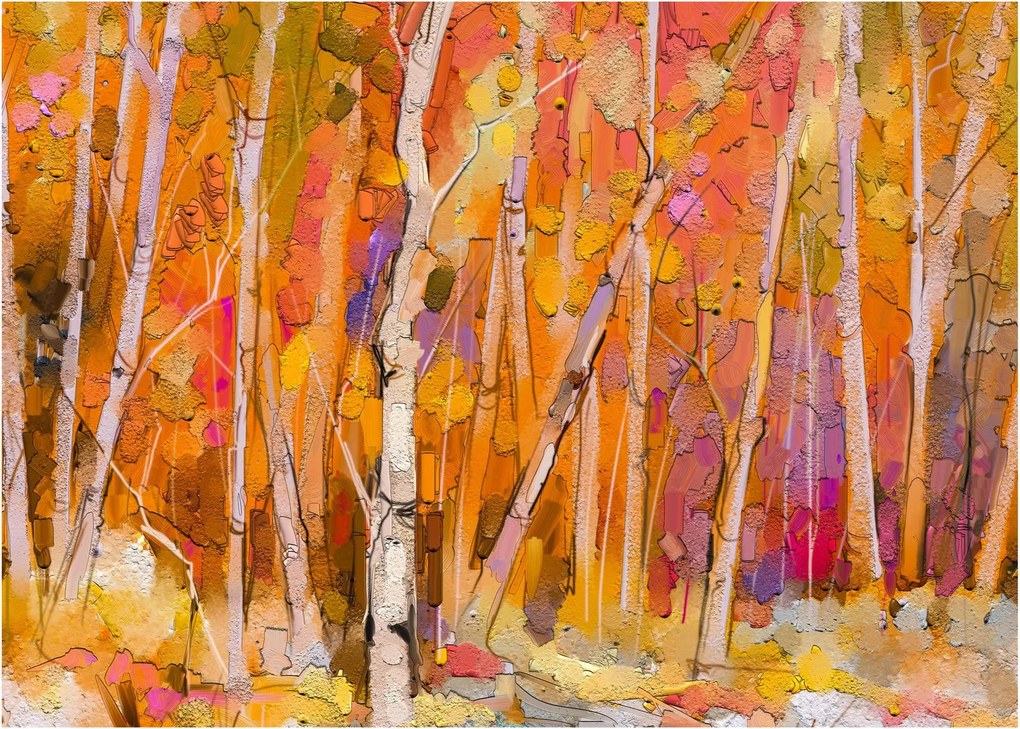 Tablou - Pădurea toamna (70x50 cm)
