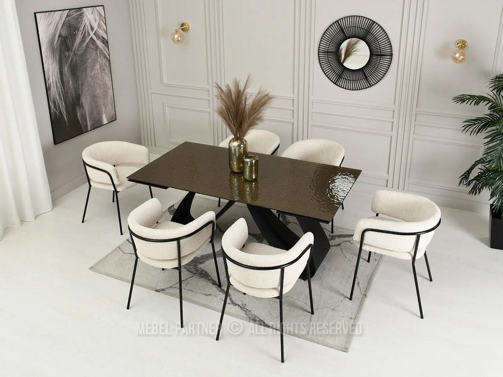 Scaun Sorento (crem + negru). Promo -20%. 1111276