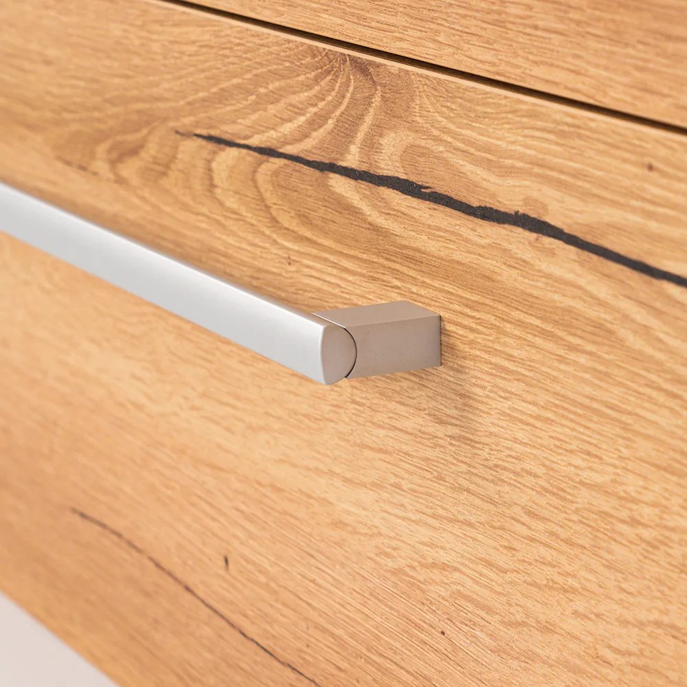 Mobilier complet de baie Vario Clam 120, stejar alb