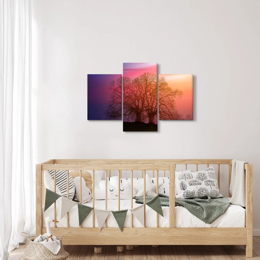 Tabloul pomilor în ceață (90x60 cm)
