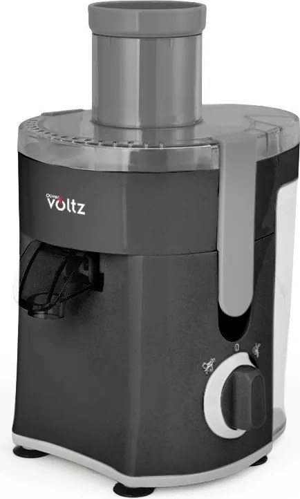 Storcаtor de fructe Oliver Voltz OV51160C, 400 W, 600 ml, 2 trepte, Recipient pentru resturi, Silentios, Negru