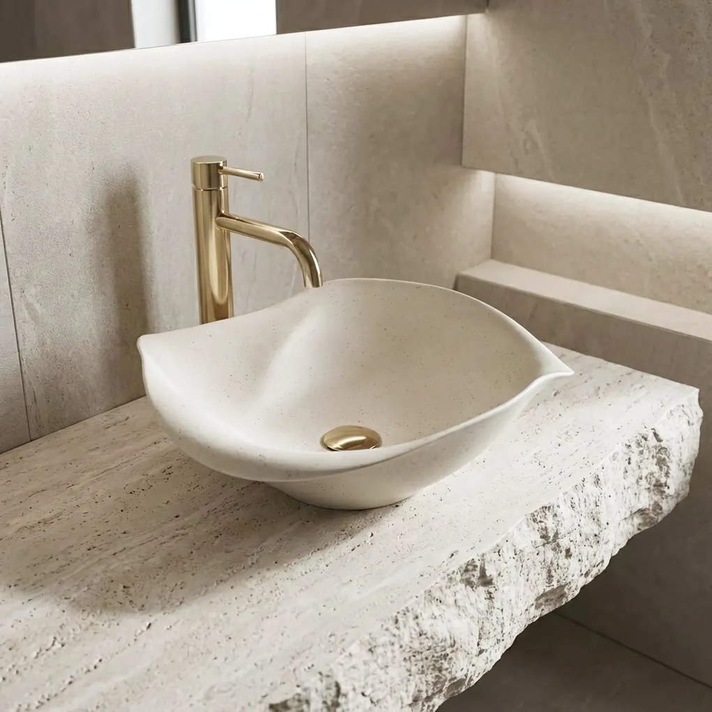 Lavoar ceramic pentru blat REA HM-35B Handmade ART