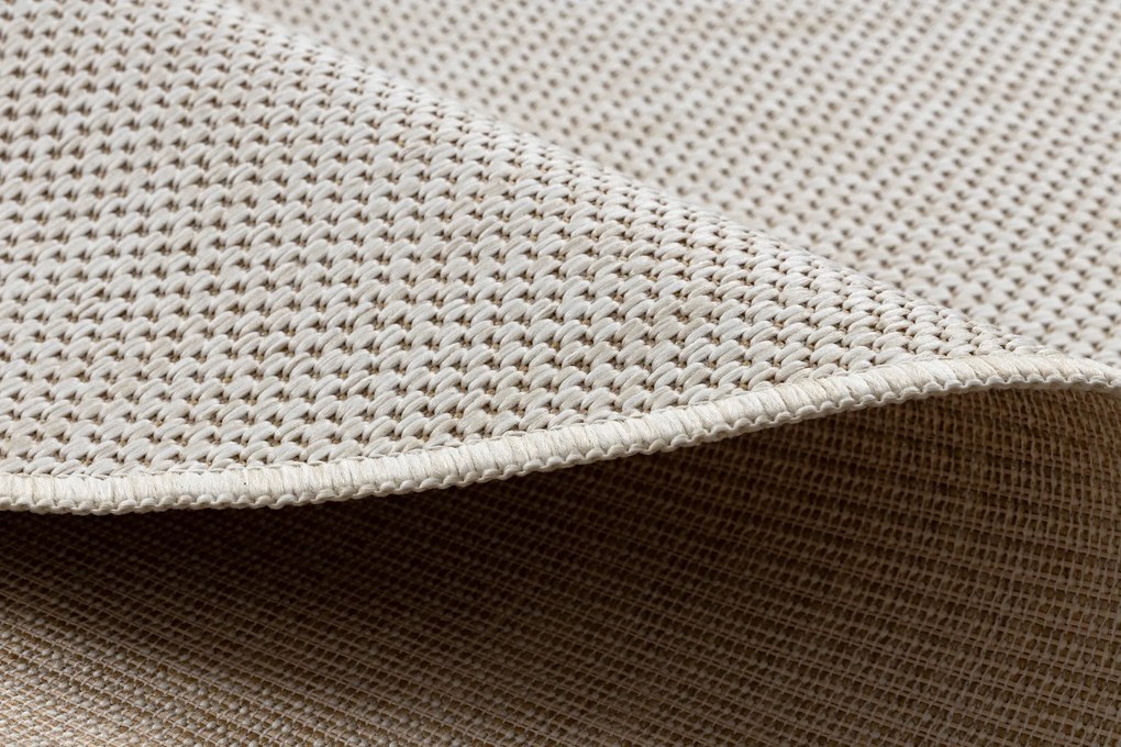 Covor SISAL SION cerc A5165A Melanj țesute plate ecru / cremă