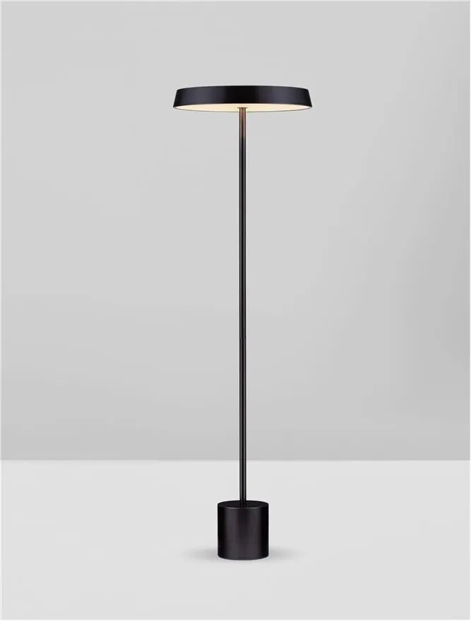 Lampa de podea LED design modern VETRO negru, D-40cm