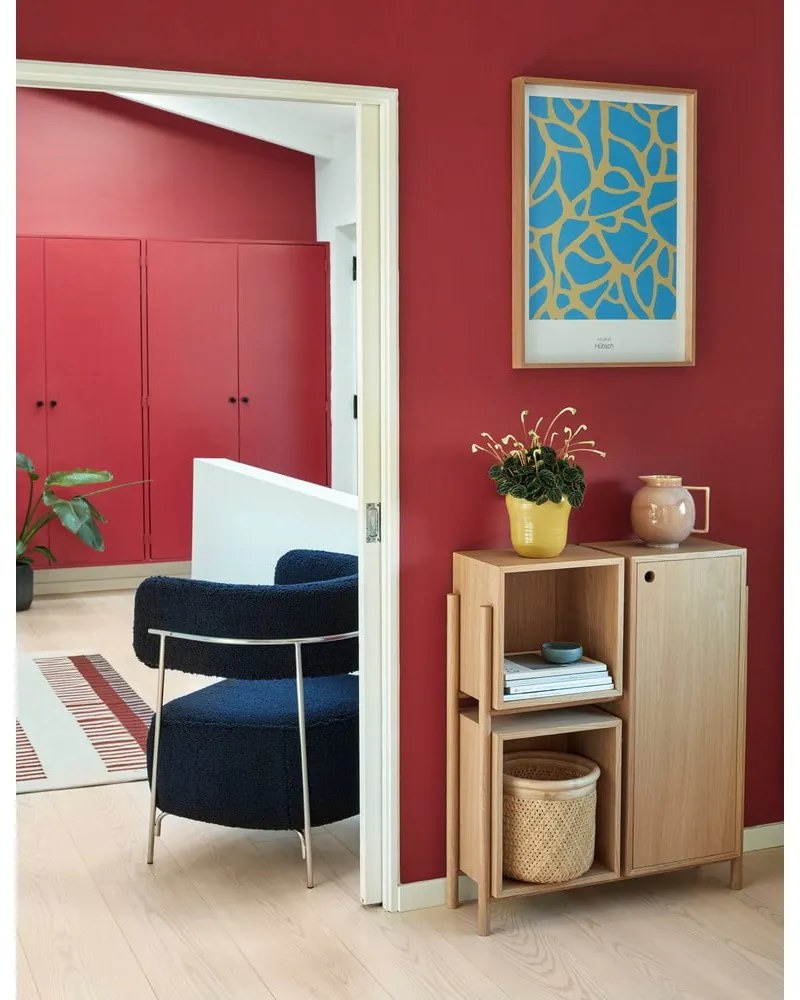 Set 2 ghivece din ceramică Hübsch Tina, galben