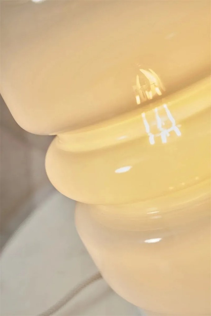 Veioza/Lampa de masa design decorativ Verona gradient/alb