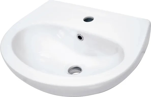 Deante - Lavoar suspendat JASMIN 45,7 x 36,4 cm + baterie pentru lavoar LEMON