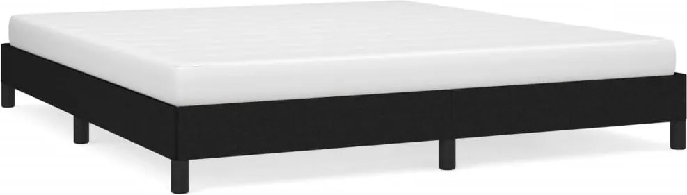 vidaXL Cadru de pat fără saltea, negru, 180x200 cm, textil