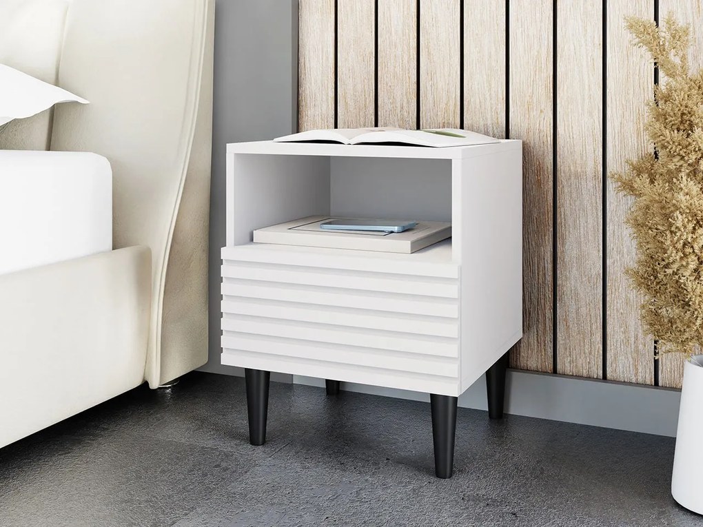 Noptieră Sarlana 1SZ (Alb + Negru) . 1104525