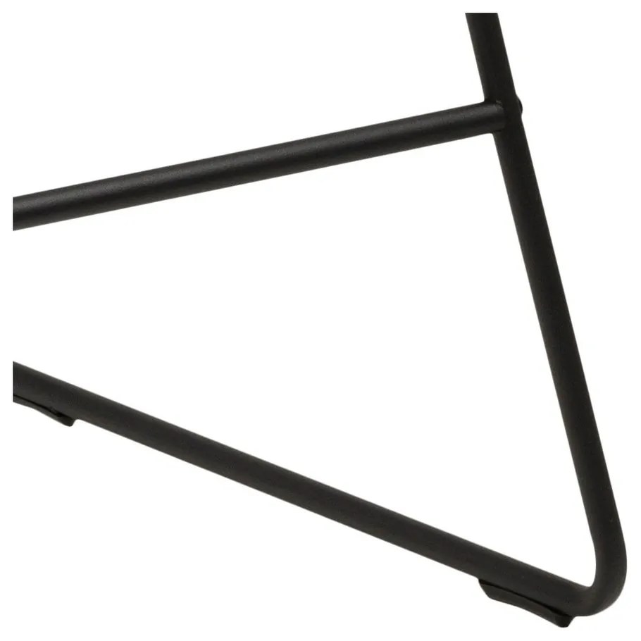 Scaun de bar negru (înălțime șezut 76 cm) Tina – Actona