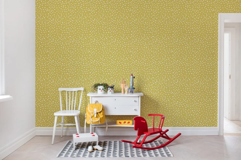Fototapet, Rebel Dot, Papaya, Rebel Walls