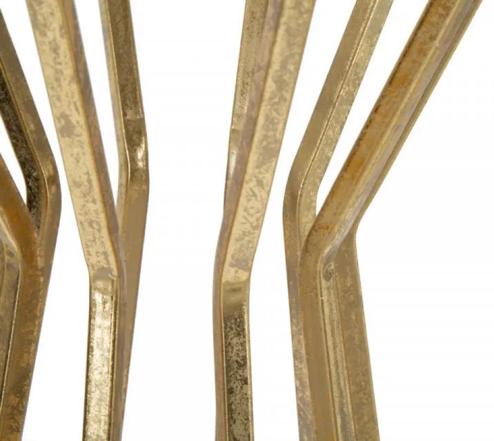 Masuta auxiliara aurie din metal, ∅ 38 cm, Stick Mauro Ferretti