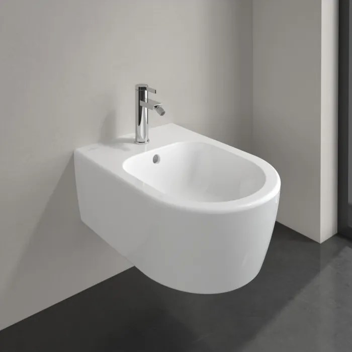 Bideu suspendat Villeroy&Boch Avento alb Stone White CeramicPlus