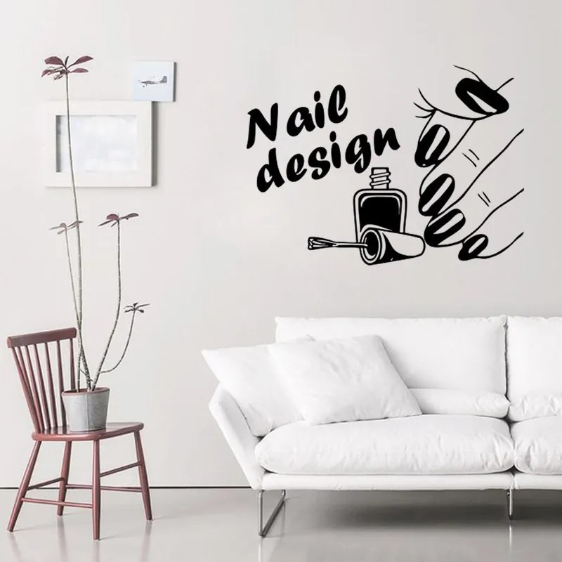 Sticker perete Nail Design