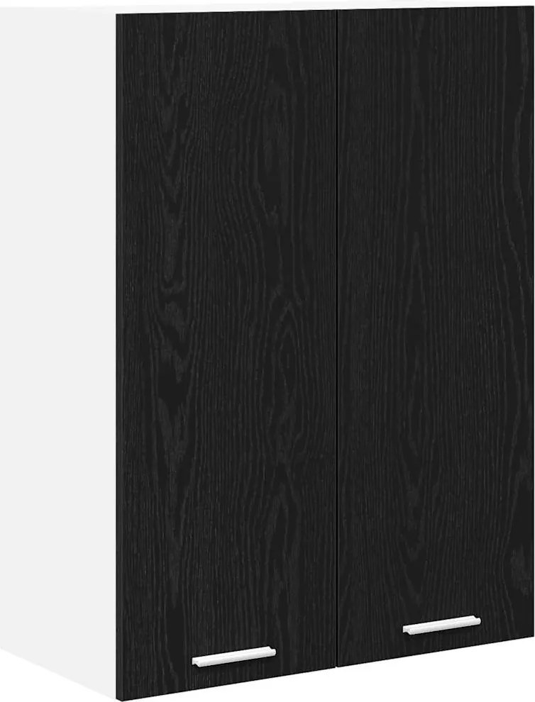 vidaXL Dulap suspendat Stejar Negru 60 x 31 x 80 cm Lemn compozit