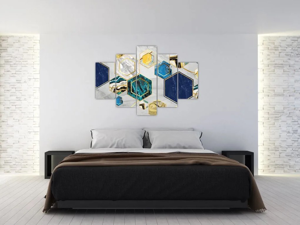 Tablou - Compoziție de marmură (150x105 cm)