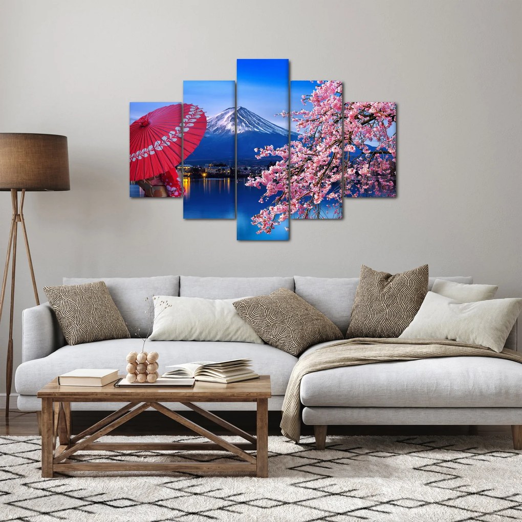 Tablou - cu privire la munte - Japonia (150x105 cm)