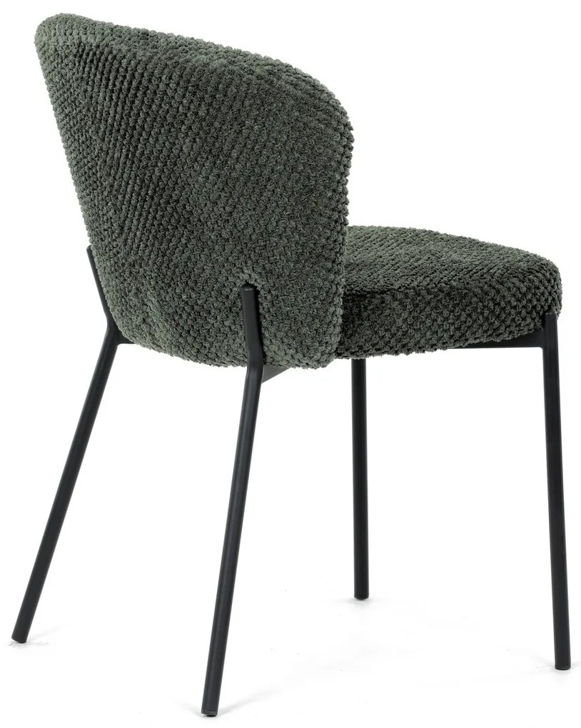 Set de scaune de sufragerie Bouclé CT-W1077 GRN2,4 buc