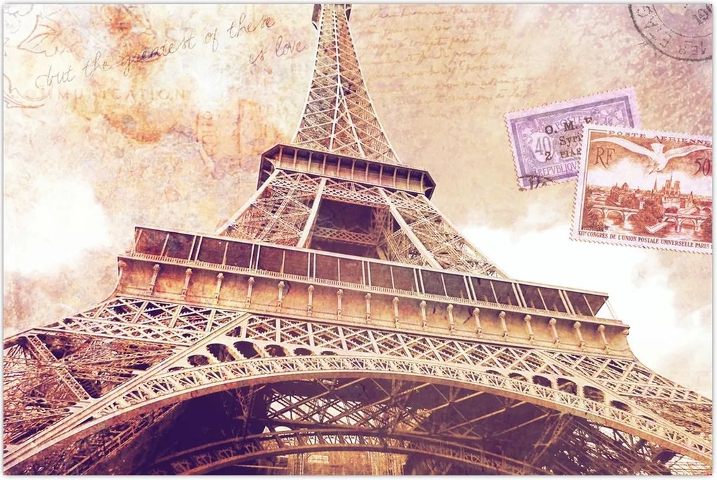 Tablou - Prriveliștea din Paris (90x60 cm)