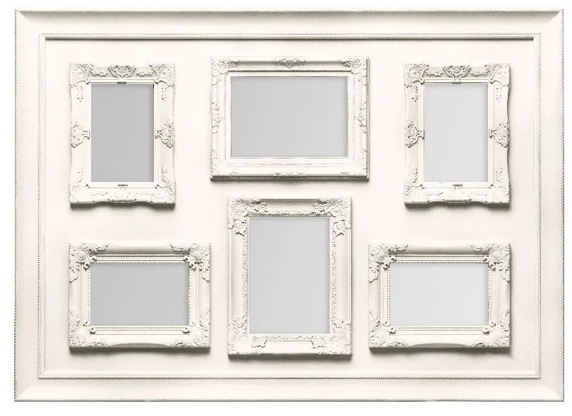 Ramă foto crem din plastic 78x56 cm – Premier Housewares
