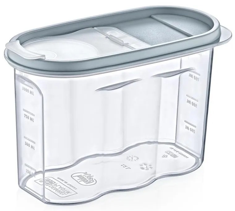 Cutie cu capac dozator 1,2 l, 1,2 l