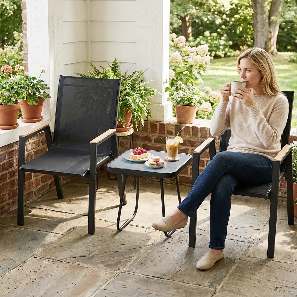 Outsunny set bistro terasă elegant | Aosom Romania