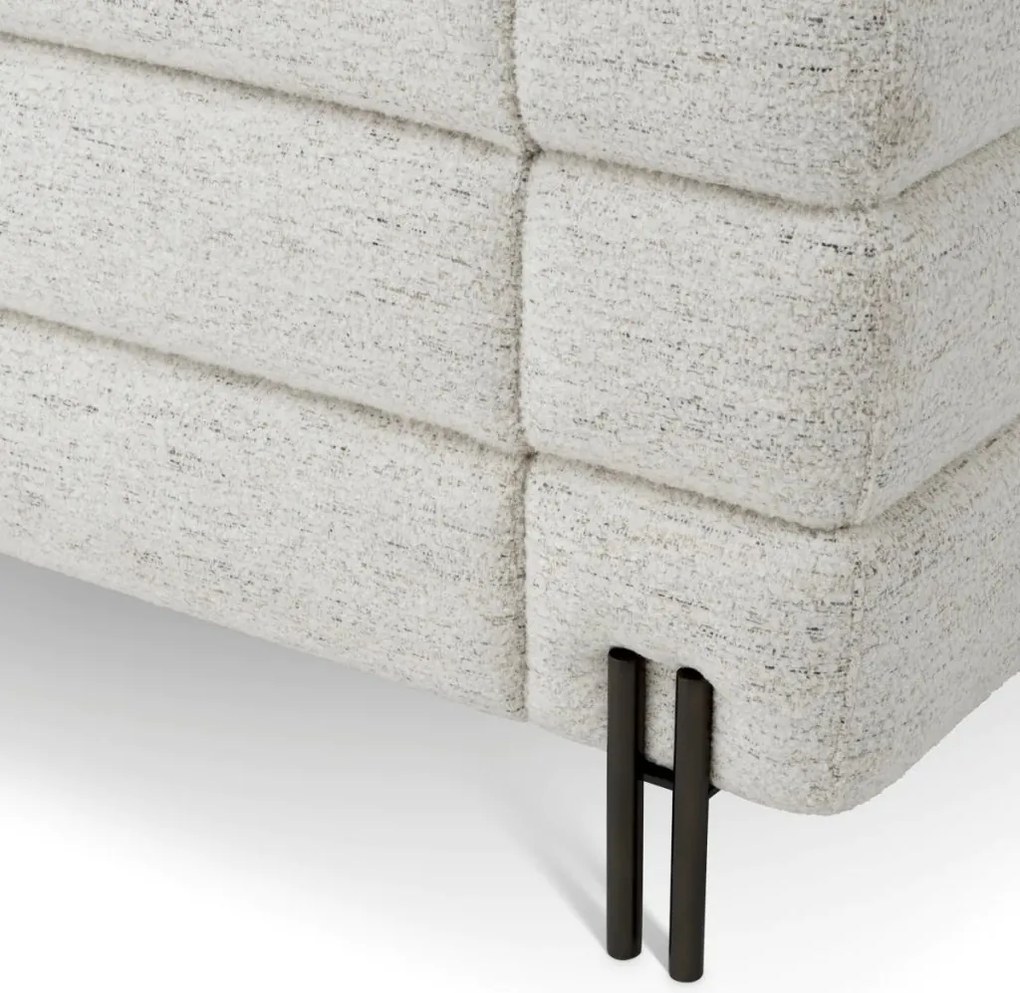 Canapea design LUX York S, Seashell off-white