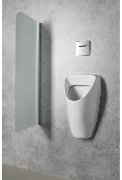 Pisoar Bruckner SCHWARN alimentare posterioară, evacuare posterioară, ceramică/alb