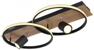 Plafoniera moderna led 36W + 2 becuri GU10 Danny 67309-36 Globo