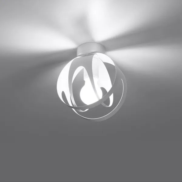 Lustră aplicată TULOS 1xE27/60W/230V albă Sollux SL.1082