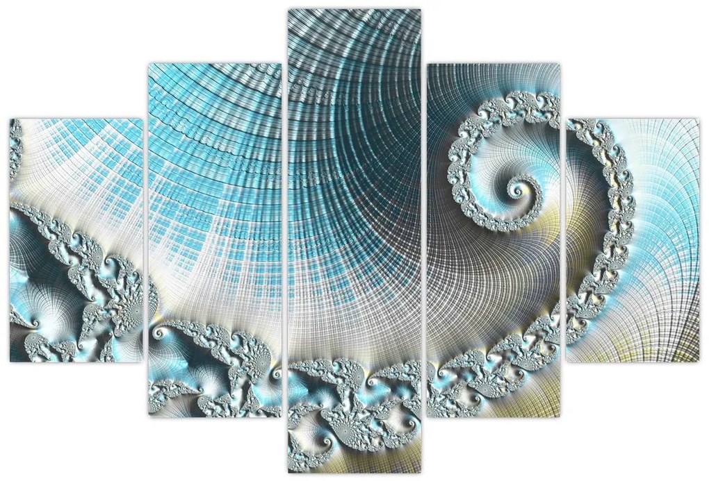 Tablou - Spirale texturate (150x105 cm)