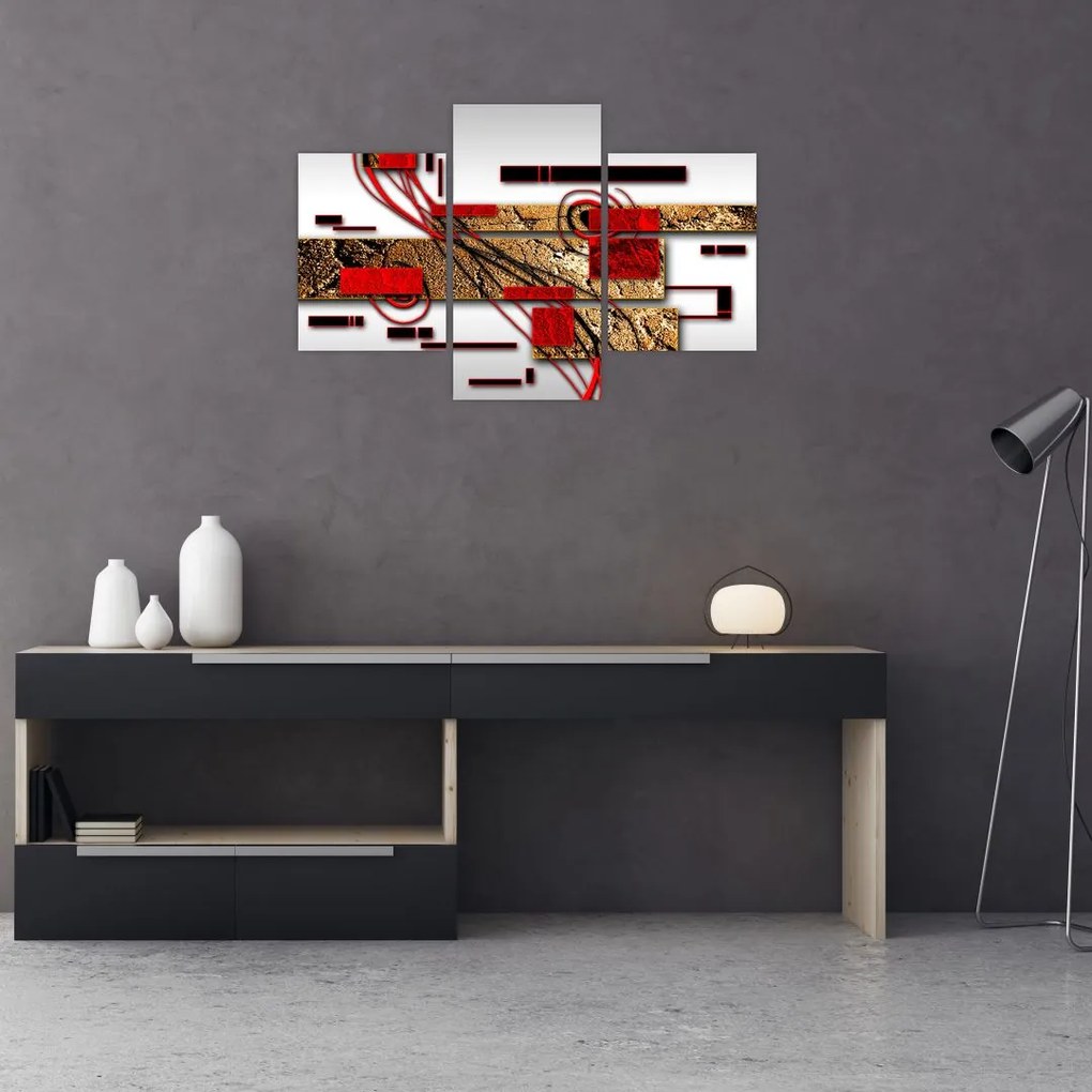 Tablou cu abstracție (90x60 cm)