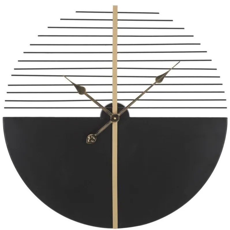 Ceas decorativ negru/alb din metal, ∅ 60 cm, Glam Stick Mauro Ferretti