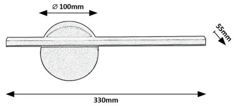 Aplică LED Rabalux 78034 SABIRA LED/6W/230V 4000K