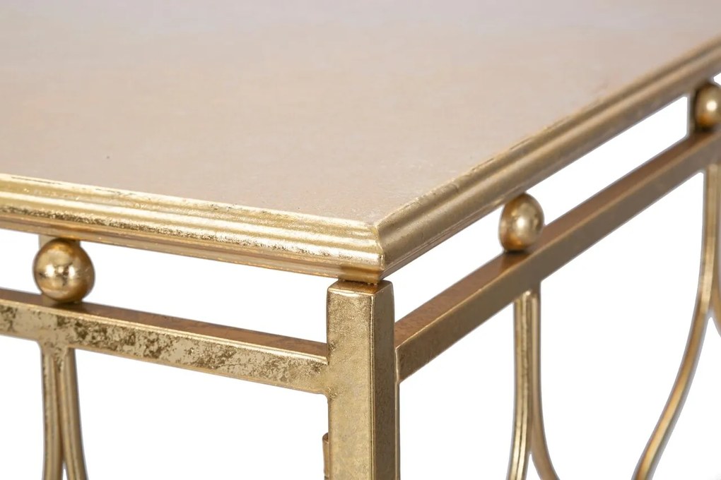 Consola Arab, Mauro Ferretti, 96.5x41x78 cm, fier, auriu