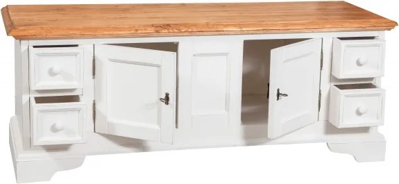 Comoda TV, L150 51 H56 cm, 2 usi 4 sertare,