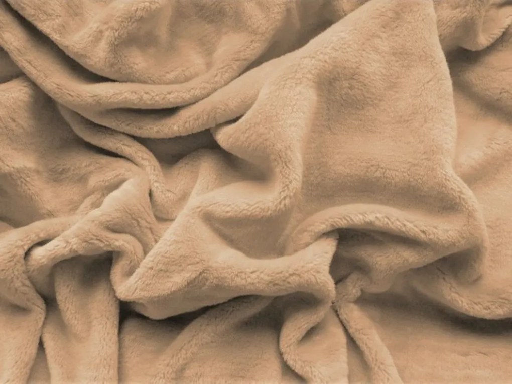 Cearsaf Cocolino microplus cu elastic 180 x 200 cm bej