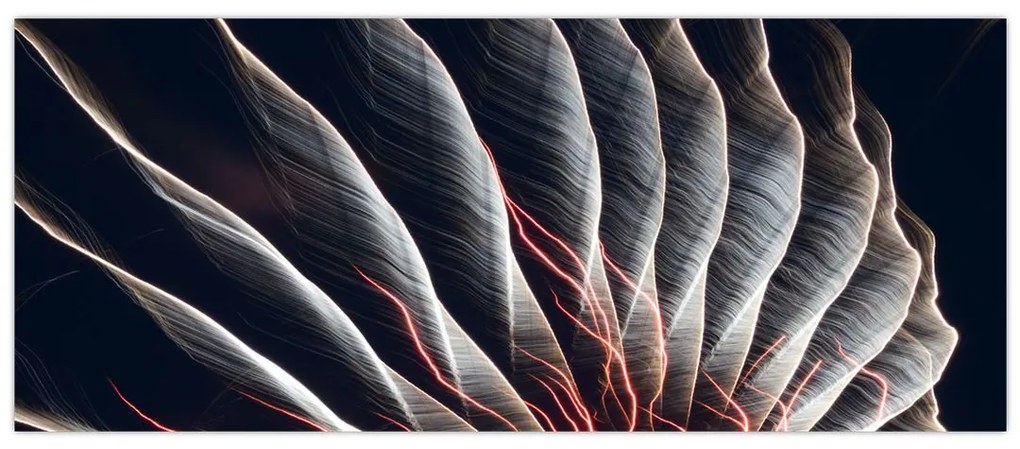 Tablou - Descărcare de lumini (120x50 cm)