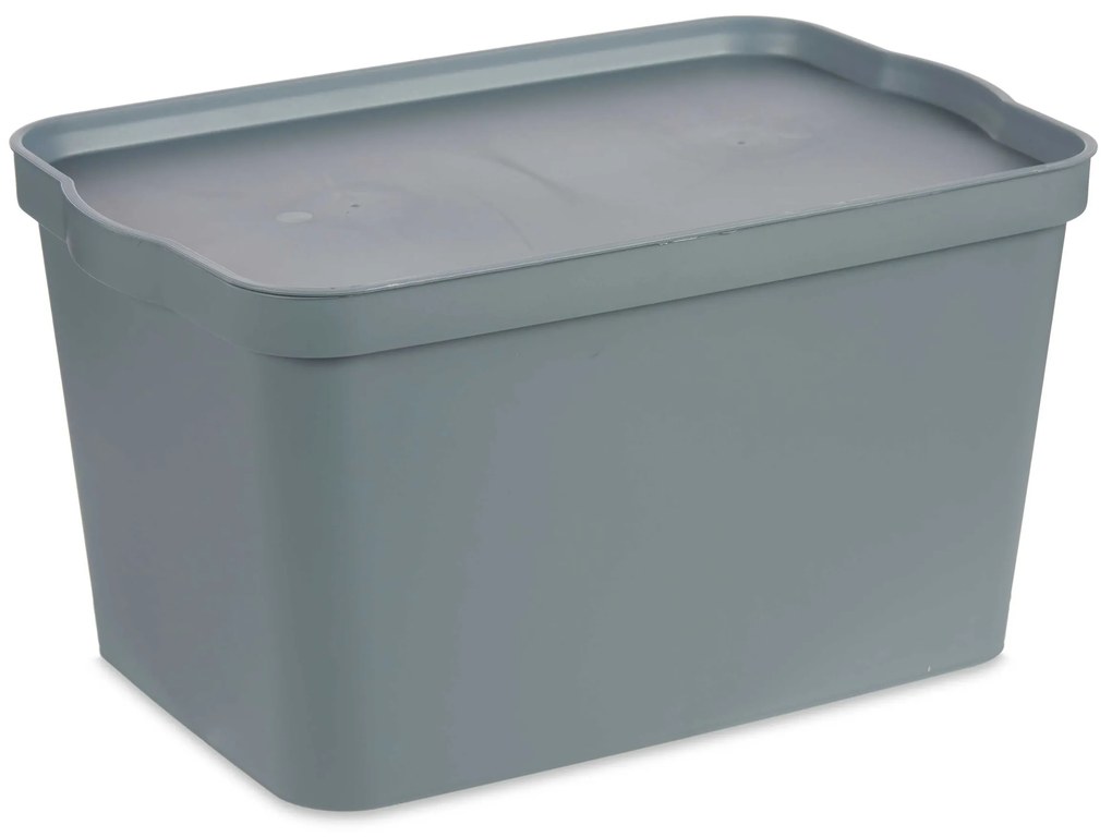 Recipient cu capac închis COMPACT, 24 l