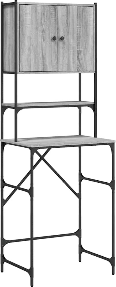 vidaXL Dulap mașină de spălat, gri sonoma, 68x48,5x194 cm